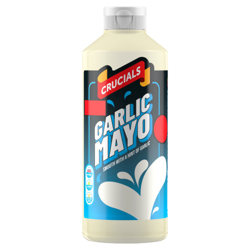 CRUCIALS SAUCE GARLIC MAYO PMP £1.49 500ML