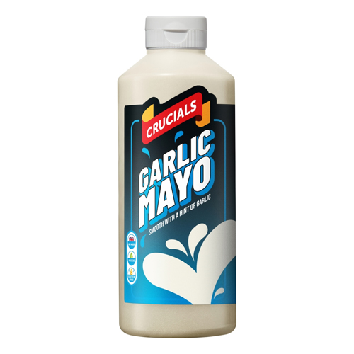 CRUCIALS GARLIC & MAYO SQUEEZY SAUCE 500ML