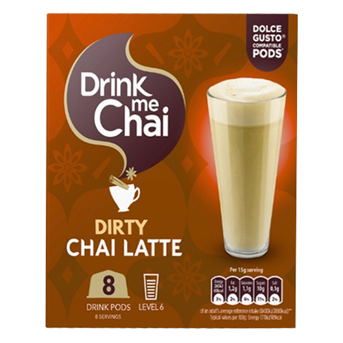 DRINK ME CHAI DIRTY CHAI PODS 8PK 15G