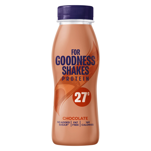 FOR GOODNESS SHAKES PROTEIN 27G CHOCOLATE 250ML