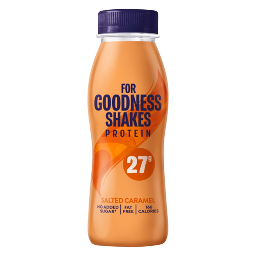 FOR GOODNESS SHAKES PROTEIN 27G SALTED CARAMEL 250ML
