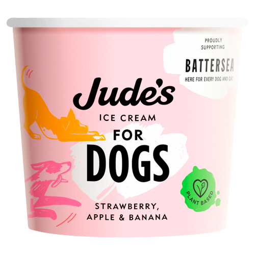 JUDE'S STRAWBERRYAPPLE & BANANA ICE CREAM FOR DOGS 90ML