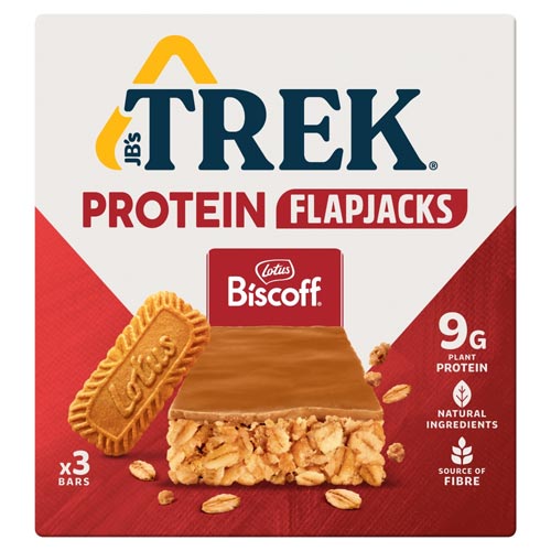 TREK BISCOFF PROTEIN FLAPJACK 3PK 50G