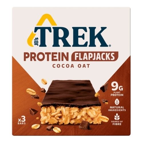 TREK COCOA OAT PROTEIN FLAPJACKS 3 X 50G