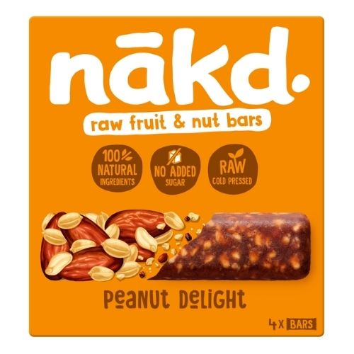 NAKD PEANUT DELIGHT 4PK 140G