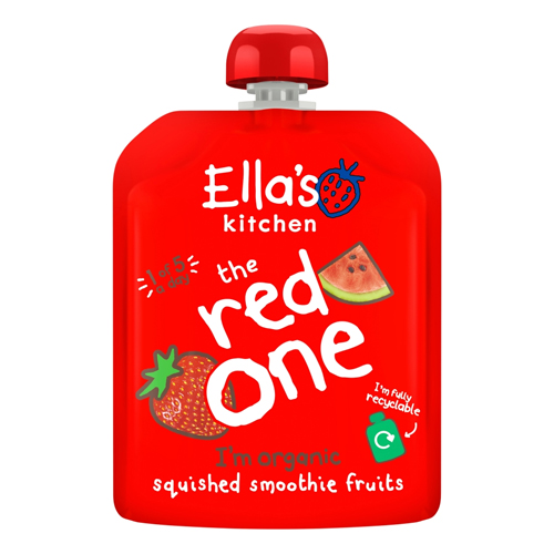 ELLA'S KITCHEN THE RED ONE SQUISHED SMOOTHIE FRUITS 90G