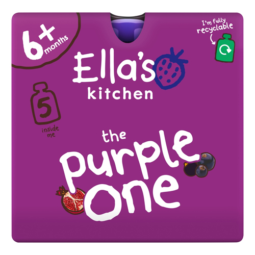 ELLA'S KITCHEN THE PURPLE ONE SQUISHED SMOOTHIE FRUITS 3X 5PK 90G