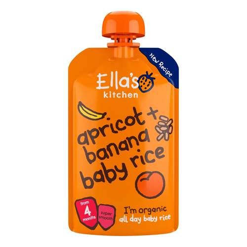 ELLA'S KITCHEN RICE - BANANA + APRICOT 120G