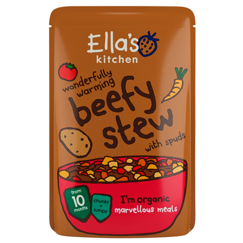 ELLA'S KITCHEN W'FULLY WARMING BEEF STEW 190G