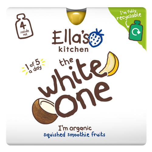 ELLA'S KITCHEN SMOOTHIE FRUIT - THE WHITE ONE 4PK 90G
