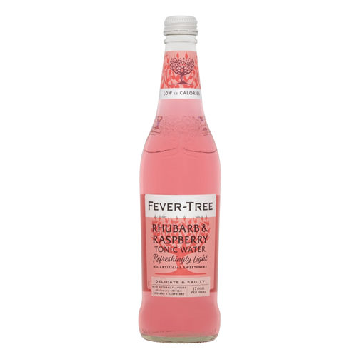 FEVER TREE LIGHT RHUBARB & RASPBERRY 500ML
