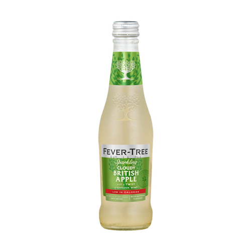 FEVER TREE SPARKLING CLOUDY BRITISH APPLE GLASS 275ML