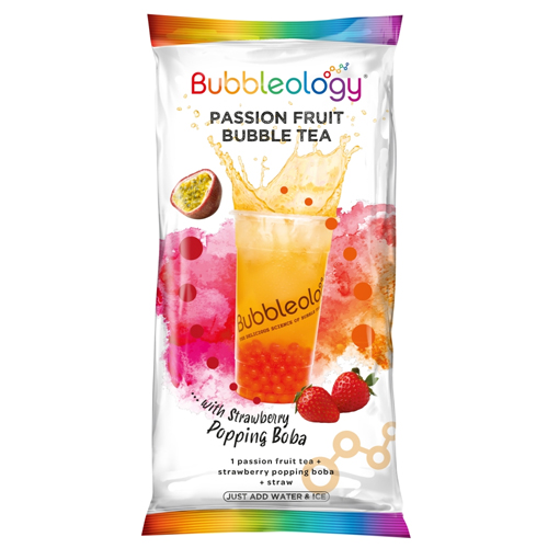 BUBBLEOLOGY PASSION FRUIT BUBBLE TEA 140G