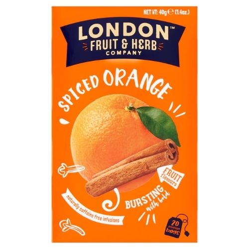 LONDON FRUIT & HERB SPICED ORANGE 20S TEABAGS 40G