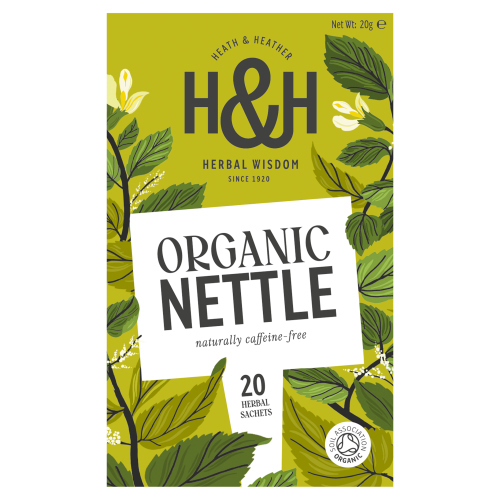 HEATH & HEATHER ORGANIC NETTLE 20S ENVELOPE BAGS 20G