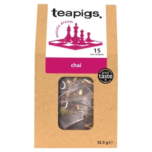 TEAPIGS CHAI TEA TEMPLES 15 X 3.5G (52.5G)