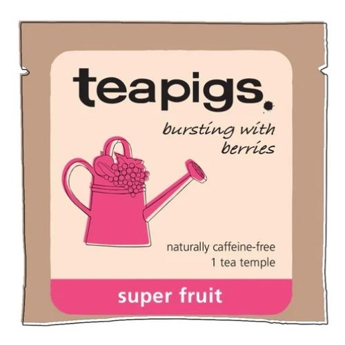 TEAPIGS SUPER FRUIT TEABAGS 50X 2.5G