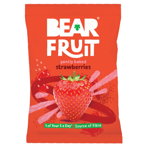 BEAR STRAWBERRY SNACK PACK 35G