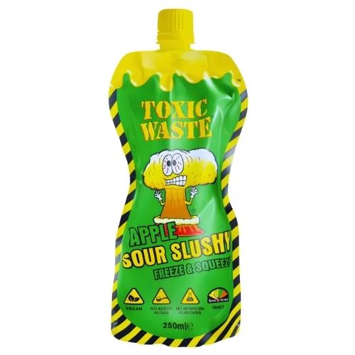 TOXIC WASTE APPLE SLUSHY POUCH 250ML