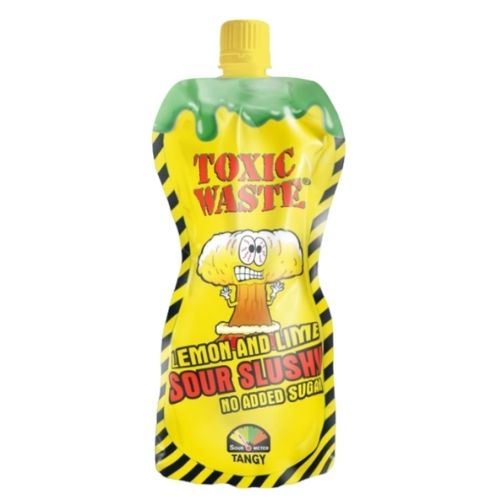 TOXIC WASTE LEMON & LIME SLUSHY POUCH 250ML