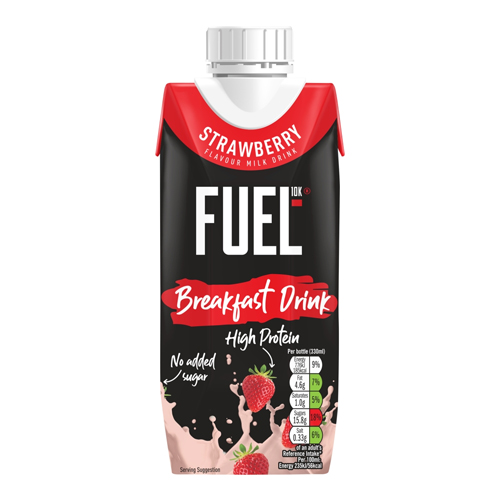 FUEL10K BREAKFAST MILK DRINK STRAWBERRY NAS 330ML