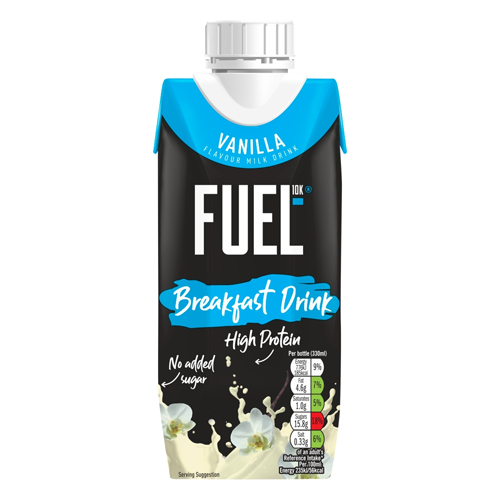 FUEL10K VANILLA FLAVOUR BREAKFAST MILK DRINK 330ML