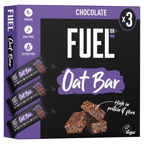 FUEL10K CHOCOLATE PROTEIN CEREAL OAT BARS 135G