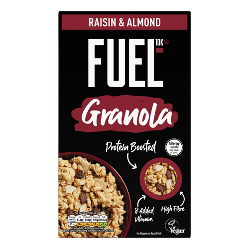 FUEL10K RAISIN & ALMOND GRANOLA 400G