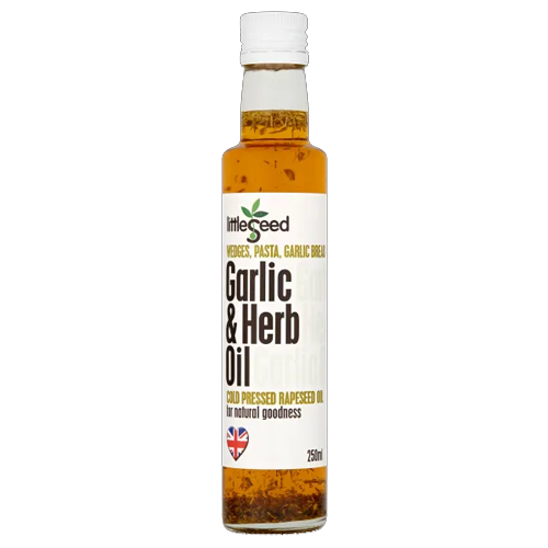 LITTLE SEED GARLIC & HERB OIL 250ML