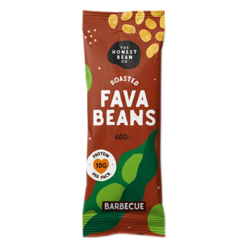 THE HONEST BEAN CO ROASTED FAVA BEANS BARBECUE 40G