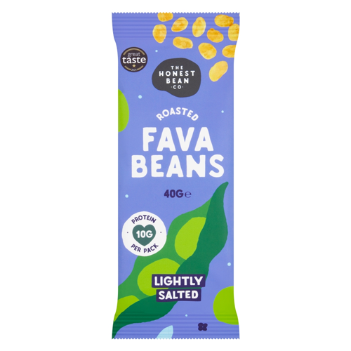 THE HONEST BEAN CO ROASTED FAVA BEAN LIGHTLY SALTED 40G