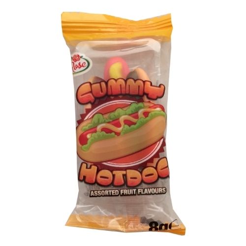 CANDY CASTLE CREW ROSE GUMMY HOTDOG 8G