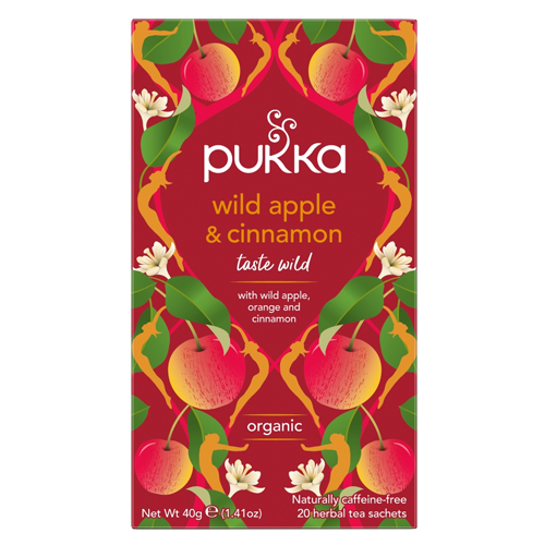 PUKKA ORGANIC WILD APPLE & CINNAMON 20'S