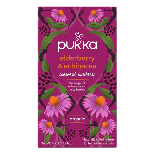 PUKKA ORGANIC ELDERBERRY & ECHINACEA 20'S