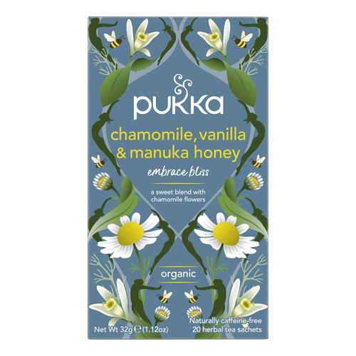 PUKKA ORGANIC CHAMOMILE, VANILLA & MANUKA HONEY 20'S
