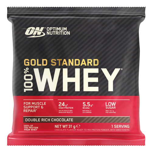 OPTIMUM NUTRITION PROTEIN POWDER SACHET DOUBLE CHOCOLATE 31G