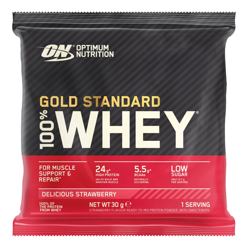 OPTIMUM NUTRITION PROTEIN POWDER SACHET STRAWBERRY 30G