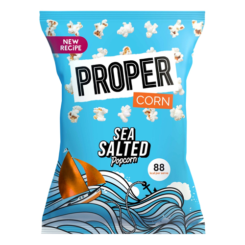 PROPERCORN LIGHTLY SEA SALTED POPCORN 70G