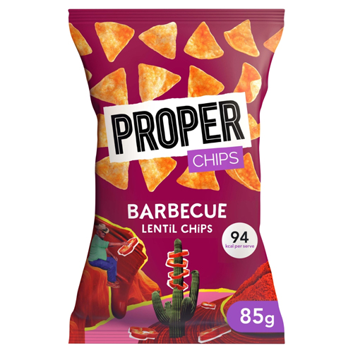 PROPER CHIPS BARBECUE 85G