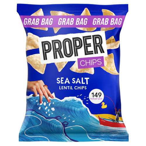 PROPER CHIPS SMALL SEA SALTED 31G