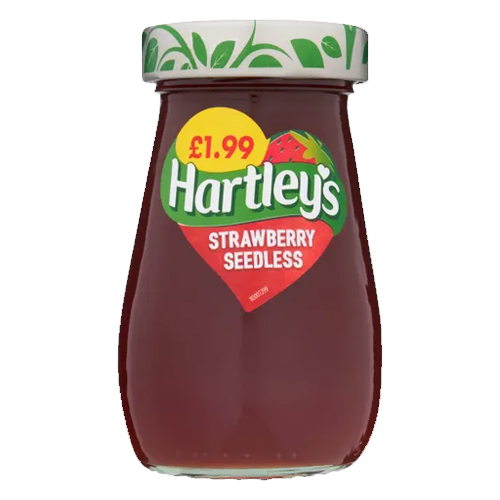HARTLEY'S STRAWBERRY JAM PMP £1.99 300G
