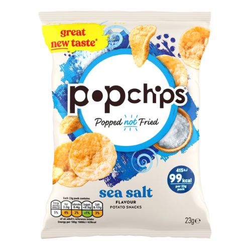 POPCHIPS SEA SALT CRISPS 23G