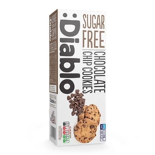 DIABLO SUGAR FREE CHOCOLATE CHIP COOKIES 130G