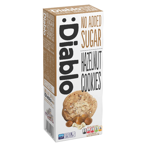 DIABLO NAS HAZELNUT COOKIES 135G