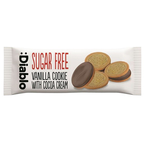 DIABLO SUGAR FREE VANILLA COOKIE WITH COCOA CREAM 44G