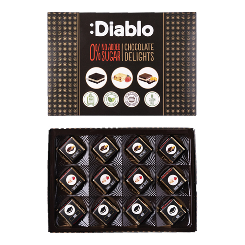 DIABLO NAS CHOCOLATE BOX STEVIA 115G