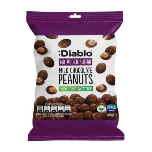 DIABLO NAS MILK CHOCOLATE PEANUTS 40G