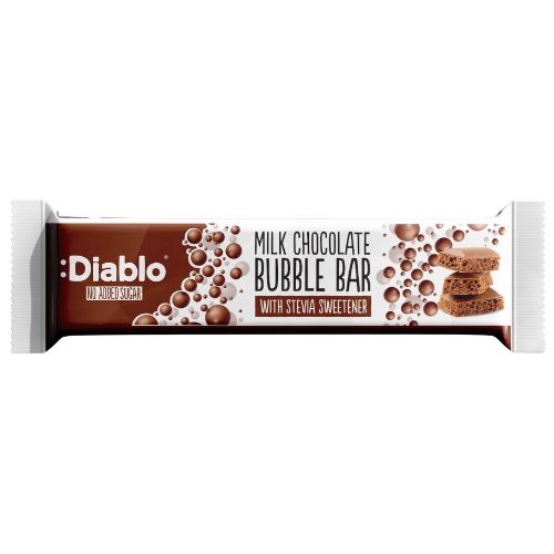 DIABLO NAS MILK CHOCOLATE BUBBLE BAR 30G