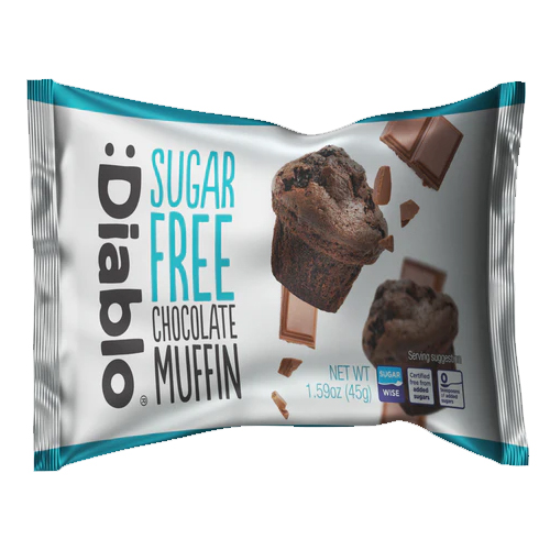 DIABLO SUGAR FREE SINGLE CHOCOLATE  MUFFIN 45G