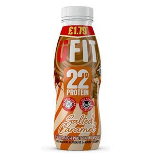 UFIT SALTED CARAMEL PMP £1.79 310ML